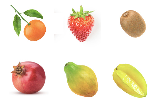 Fructe și interiorul lor – găsește perechile!